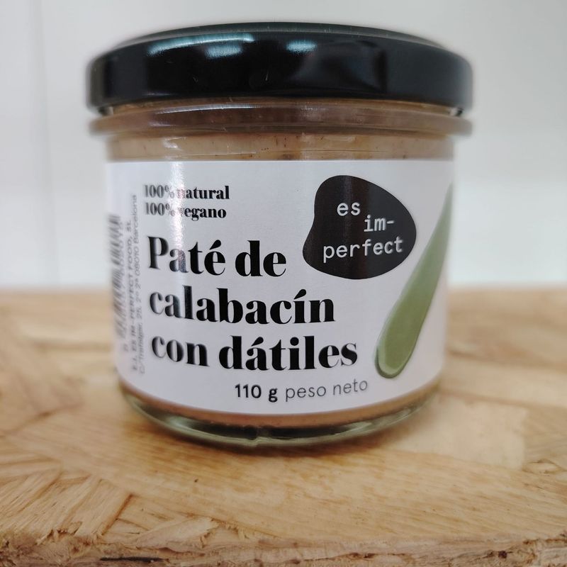 Paté de calabacín con dátiles