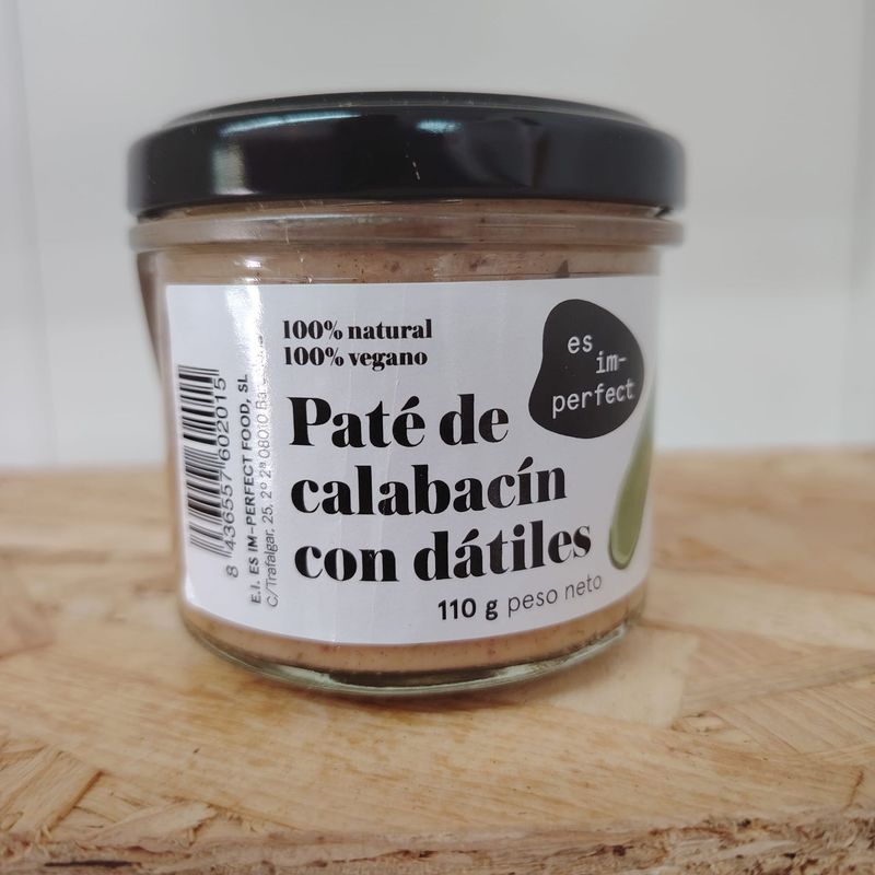 Paté de calabacín con dátiles