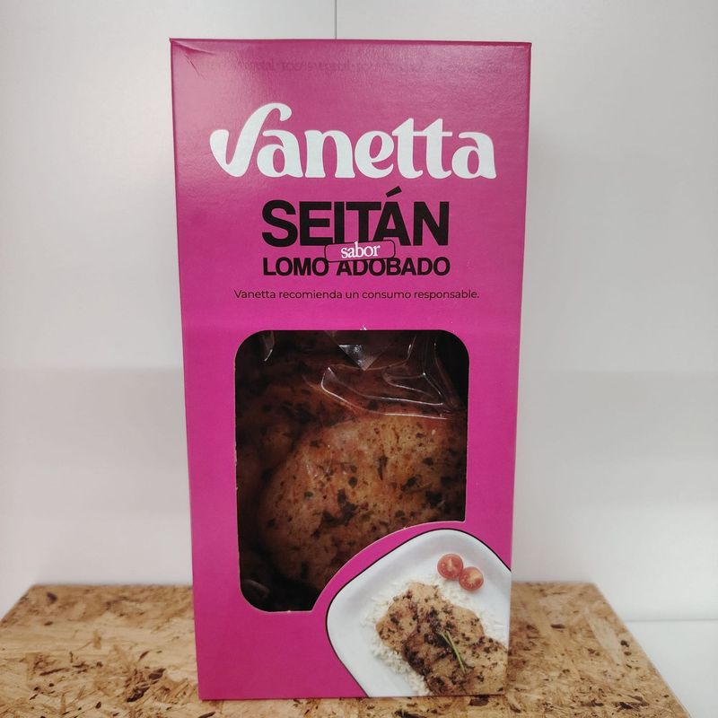 Seitán en adobo sabor lomo