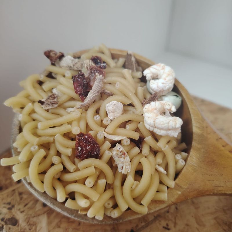 Fideuá "Setas y gambas"