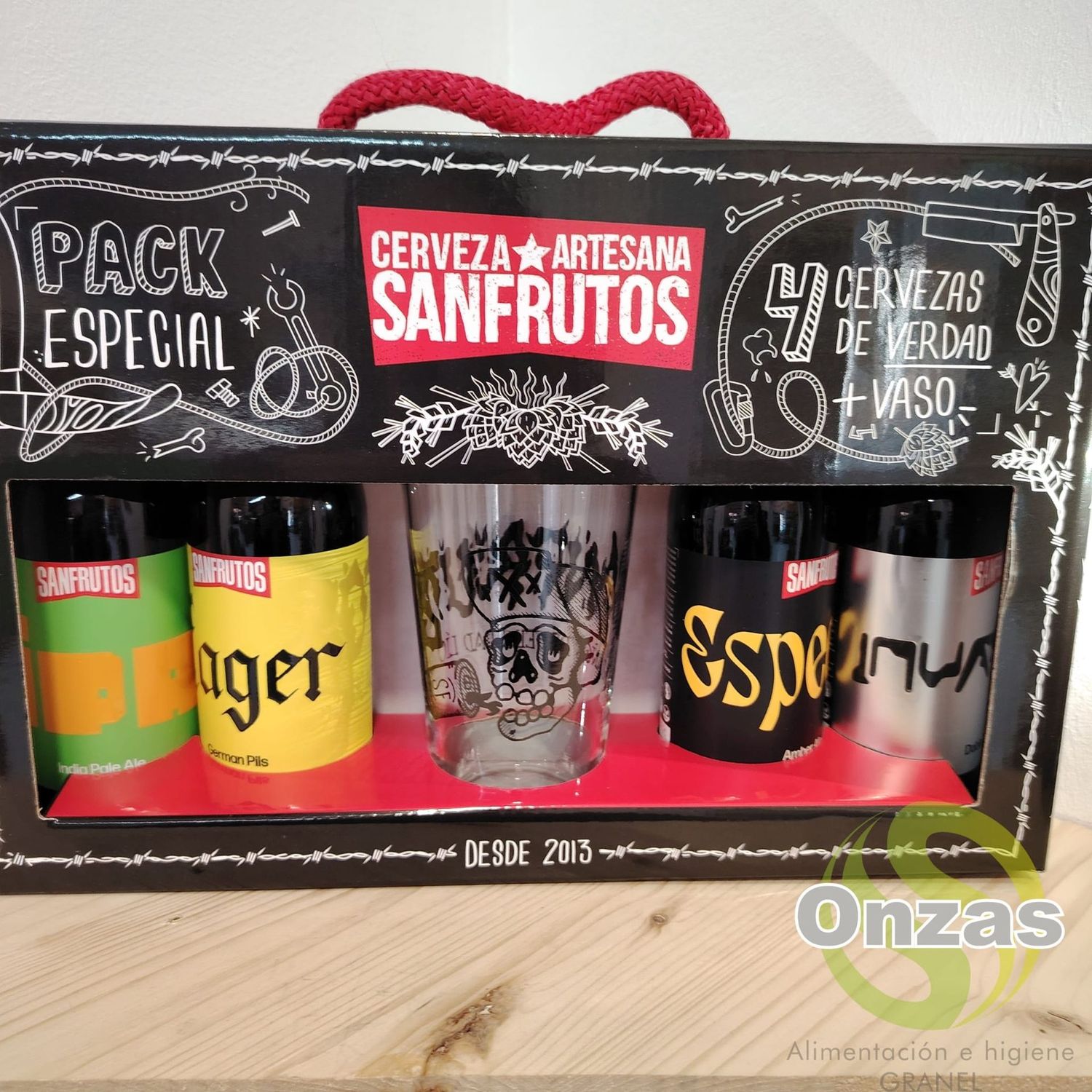 Pack de cervezas artesanas San Frutos