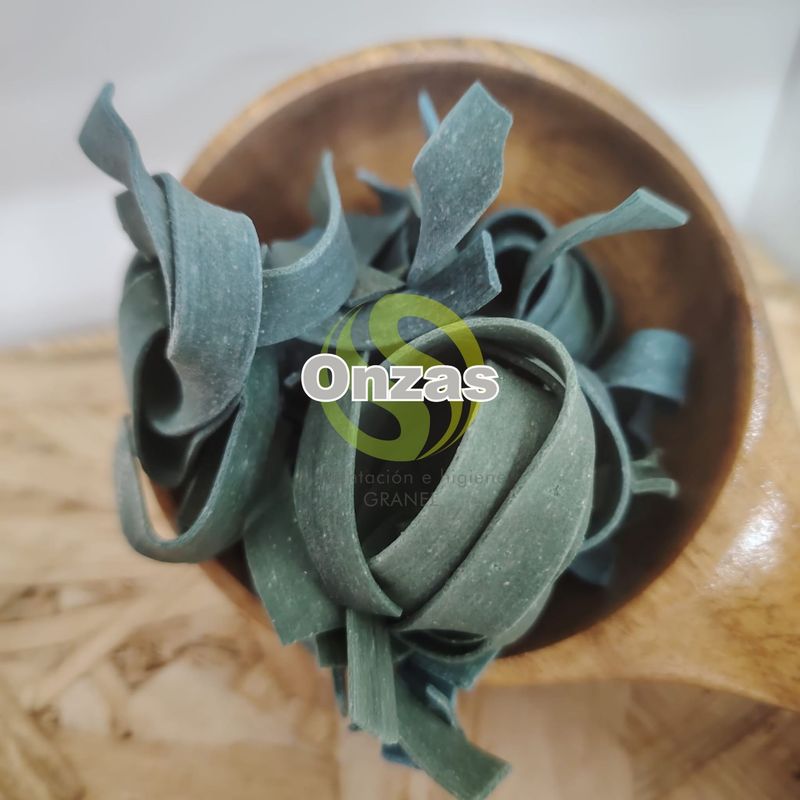 Tallarines de espirulina