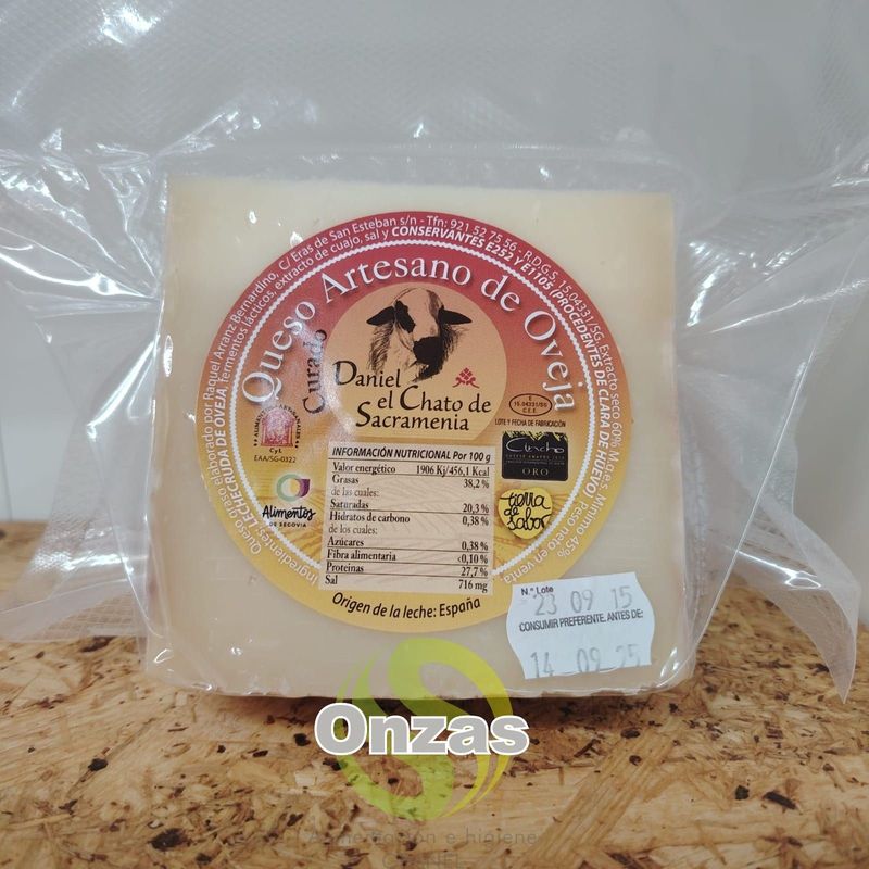 Cuñas de queso CURADO de oveja