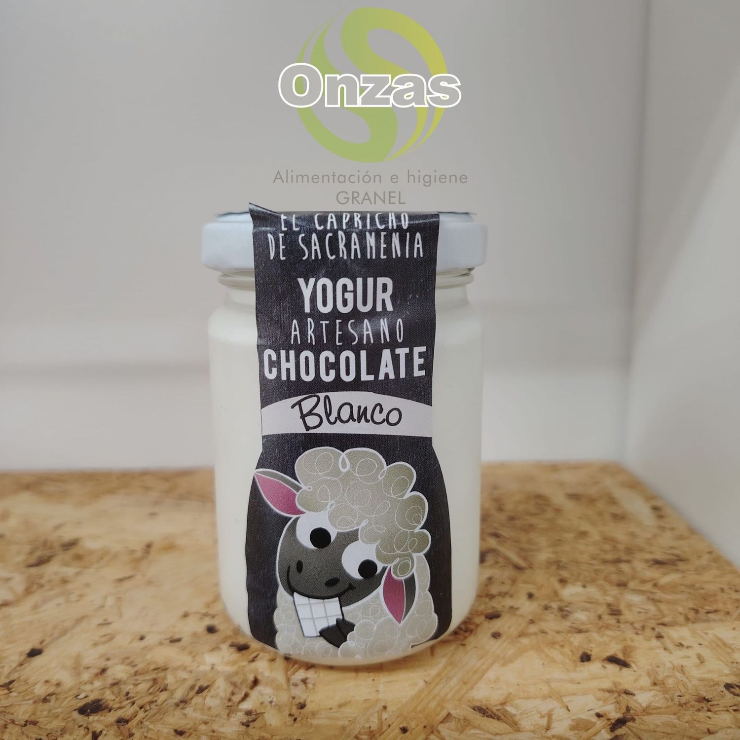 Yogur de chocolate blanco