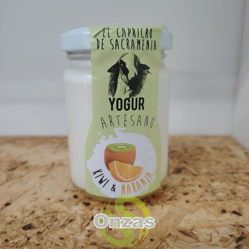 Yogur de kiwi y naranja