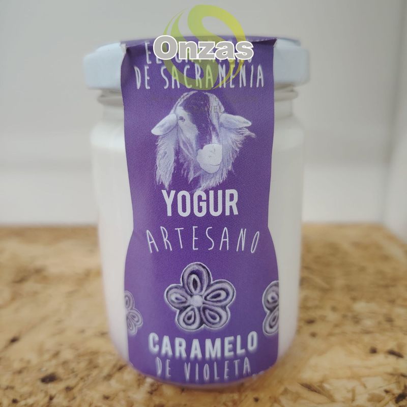 Yogur de caramelo de violeta