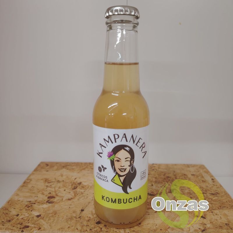 Kombucha Cítricos y Albahaca Kampanera