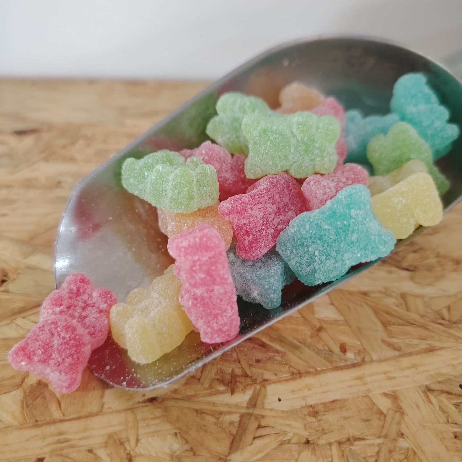 Ositos con azúcar veganos