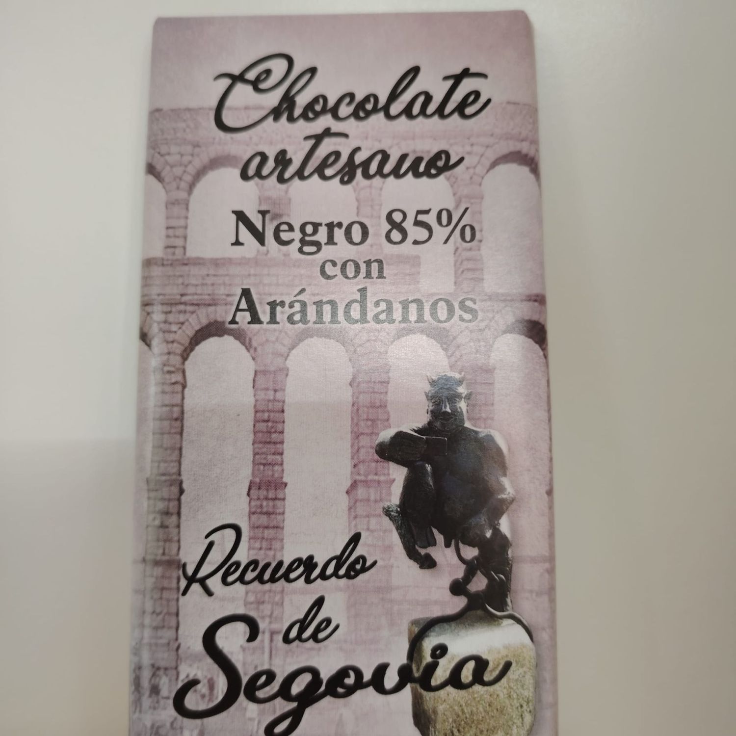 Chocolate negro 85% con arándanos