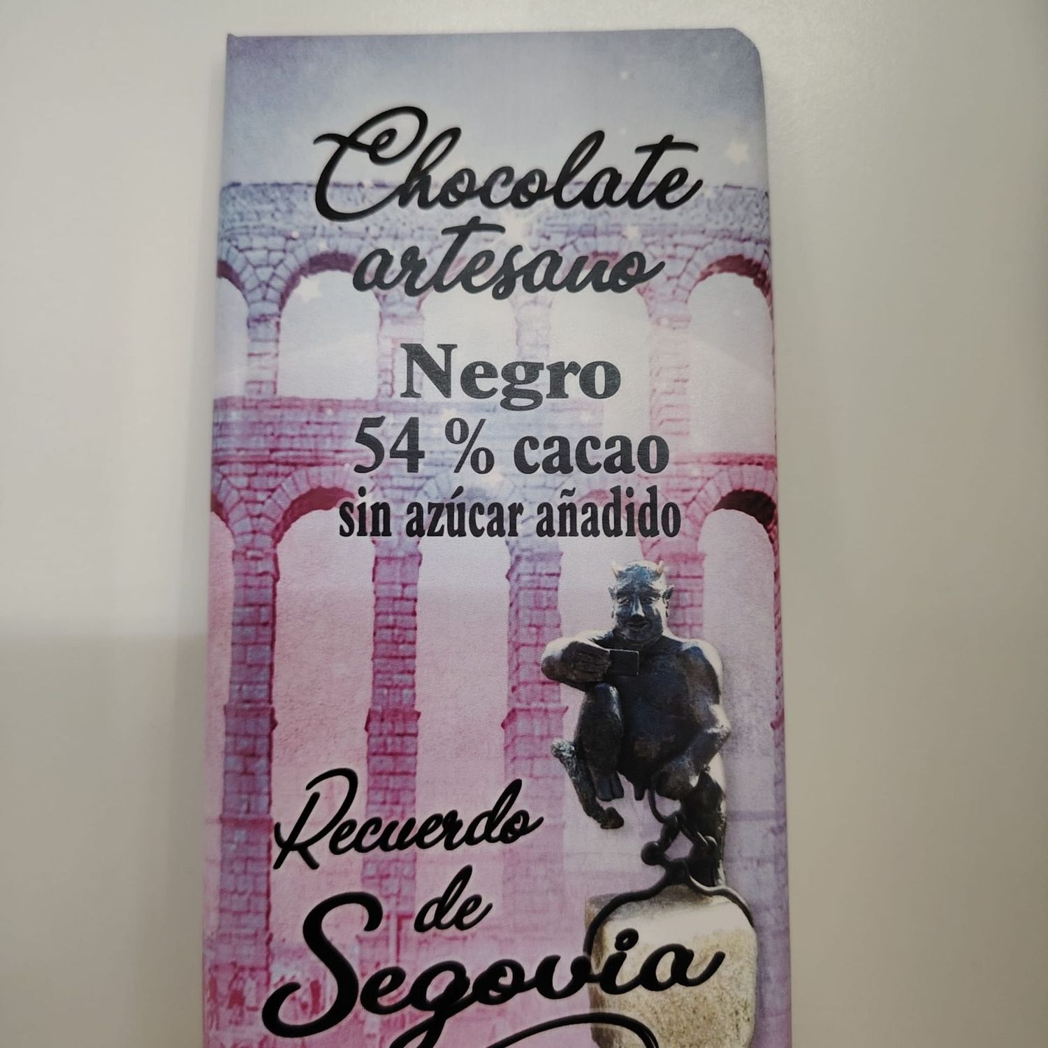 Chocolate negro 54% sin azúcar añadido