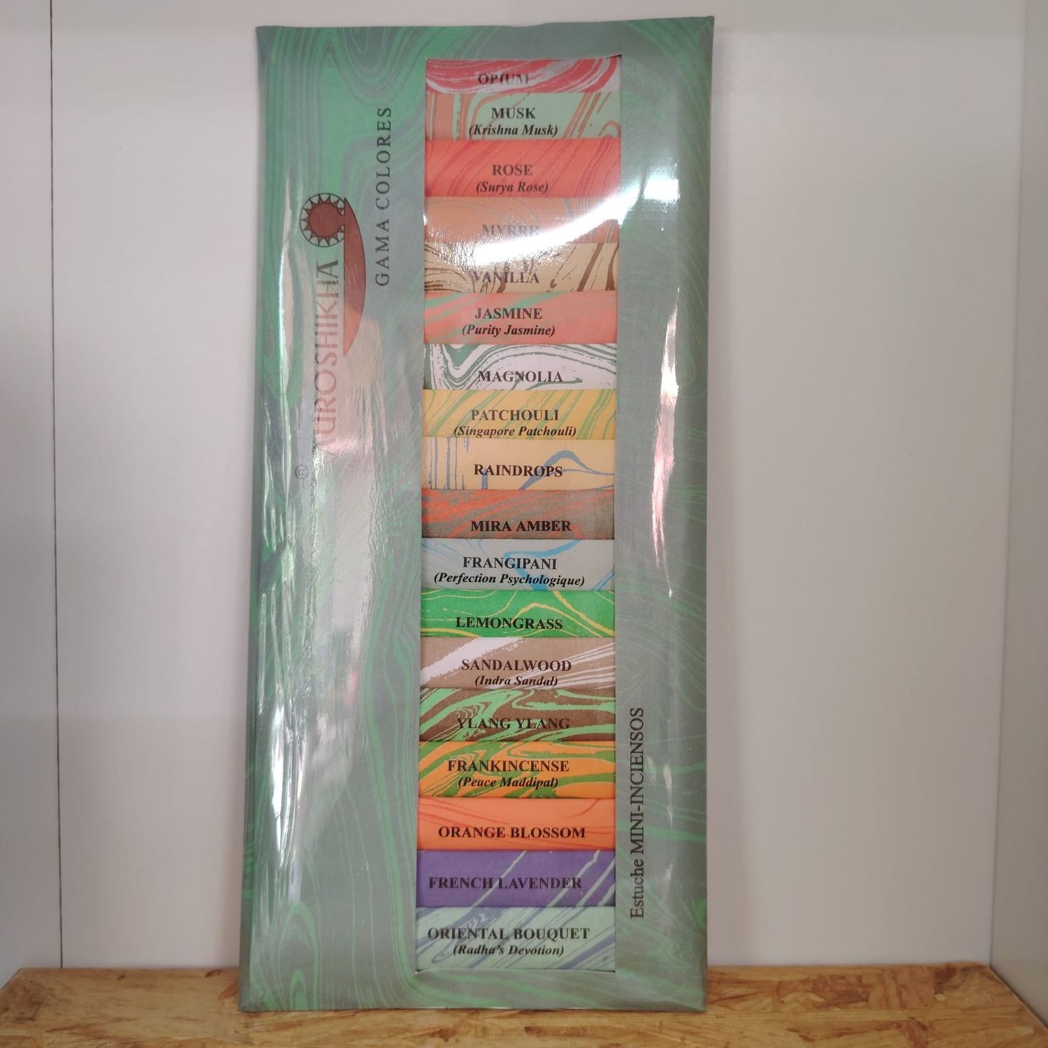 Estuche de mini inciensos