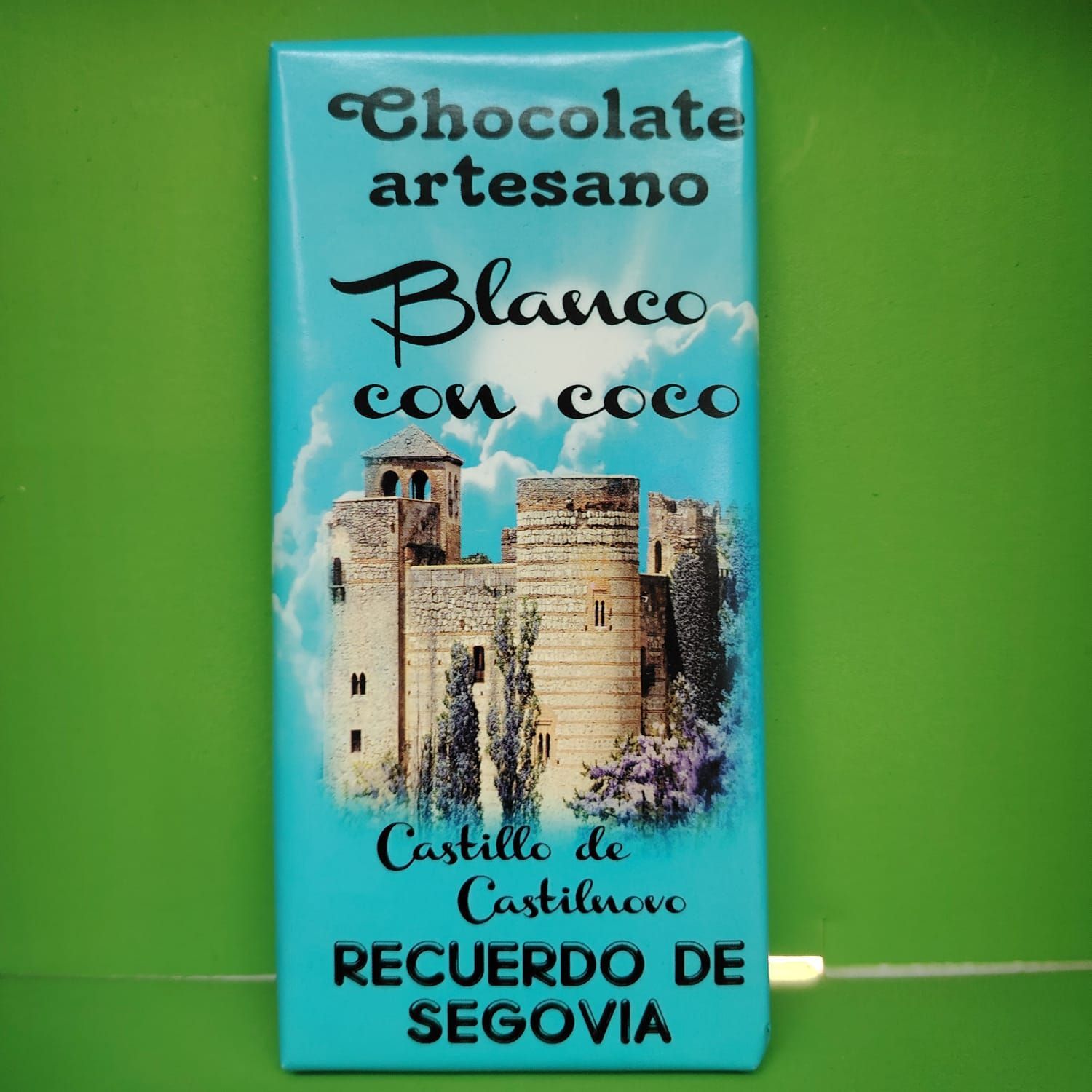Chocolate blanco con coco