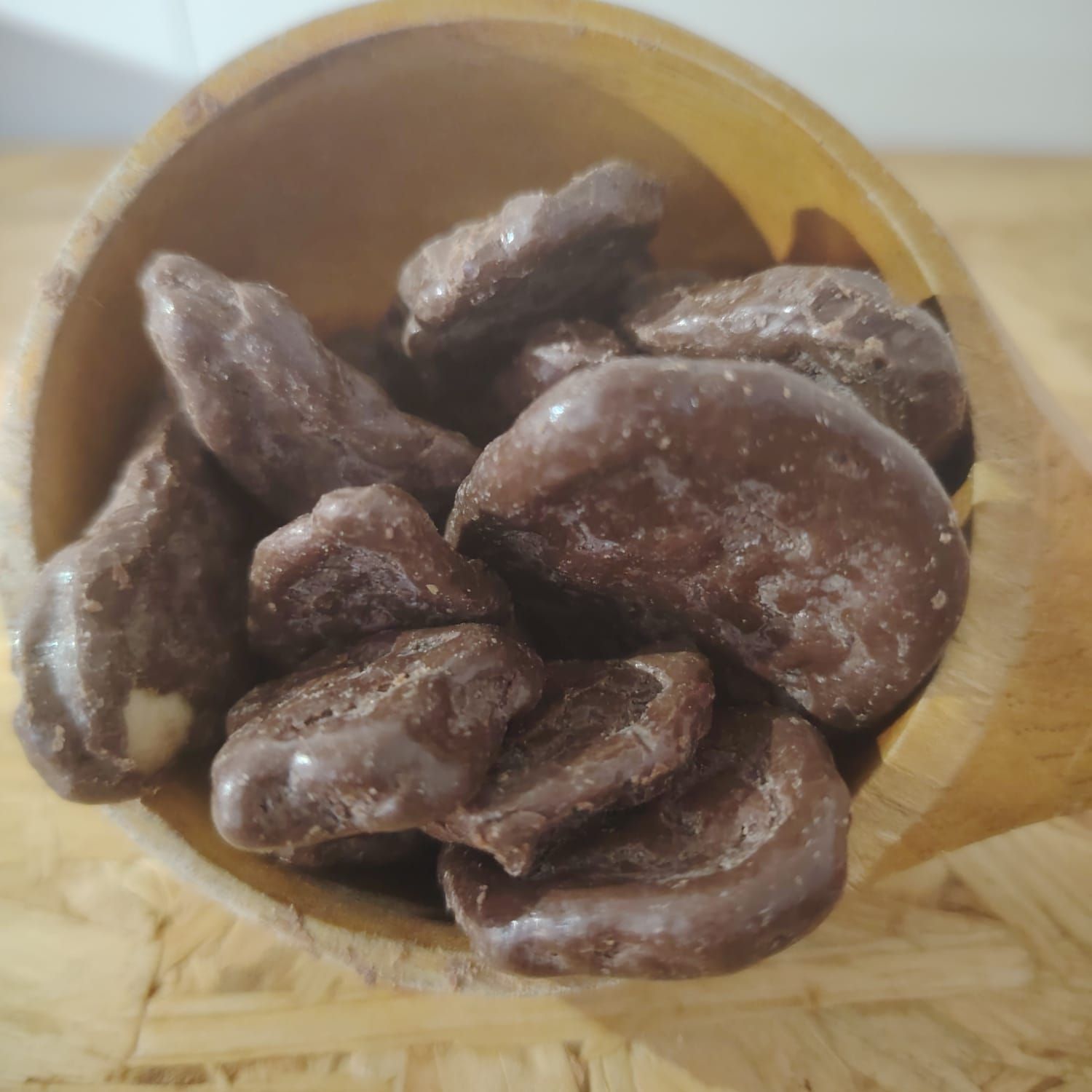 Plátano con chocolate con leche