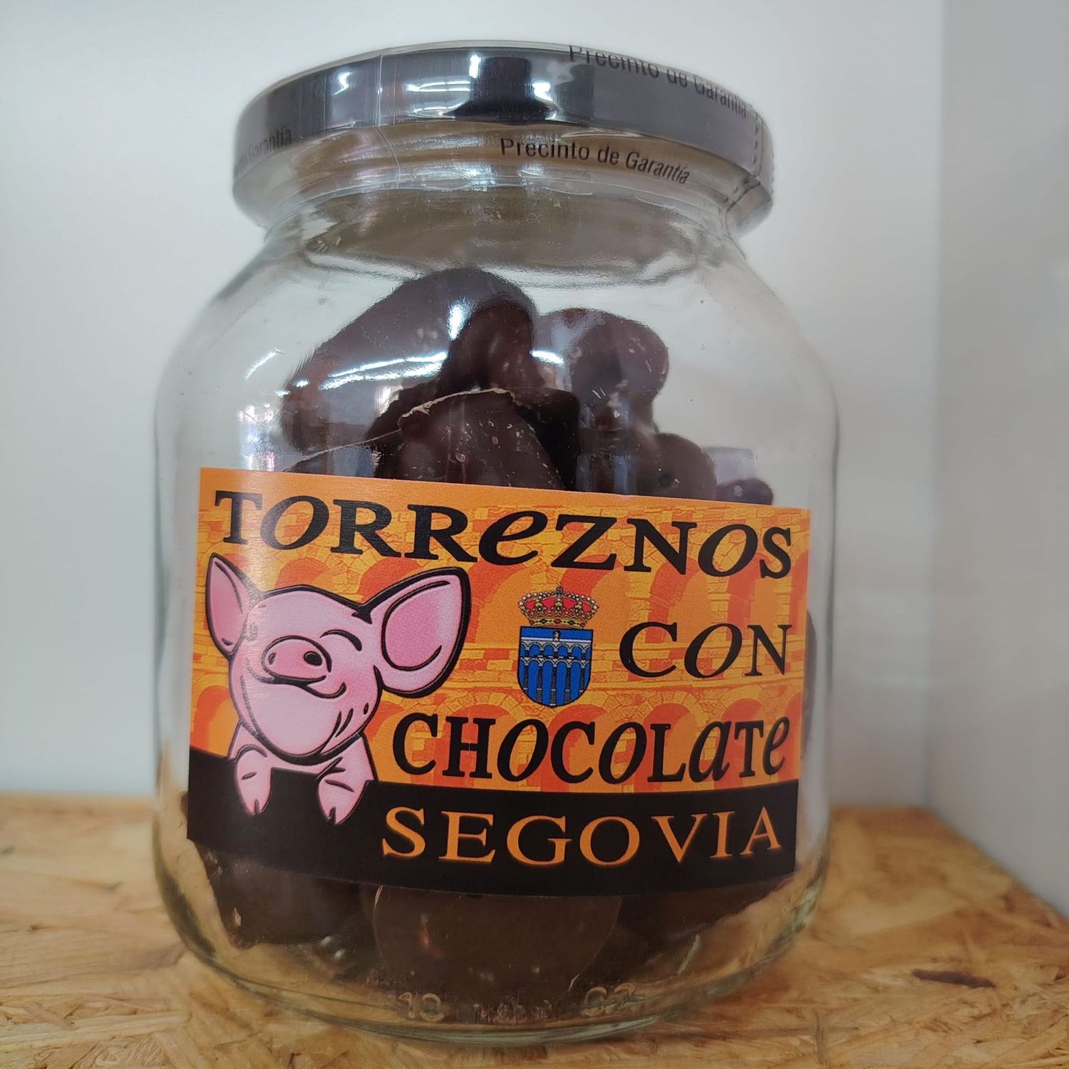 Torreznos cubiertos de chocolate