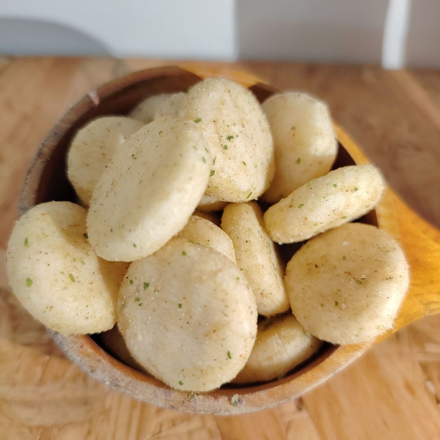 Galletas de arroz con finas hierbas