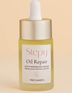 Aceite reparador pre-champú