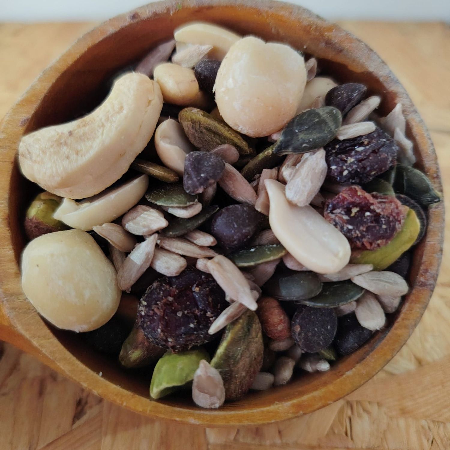 Mix de fruto seco con chocolate