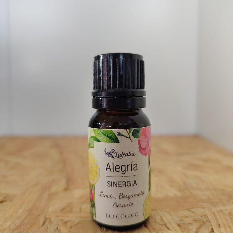 Sinergia de aceites esenciales "Alegría"