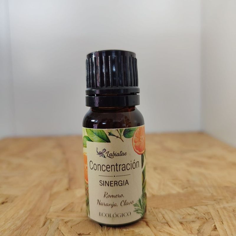 Sinergia de aceites esenciales "Concentración"