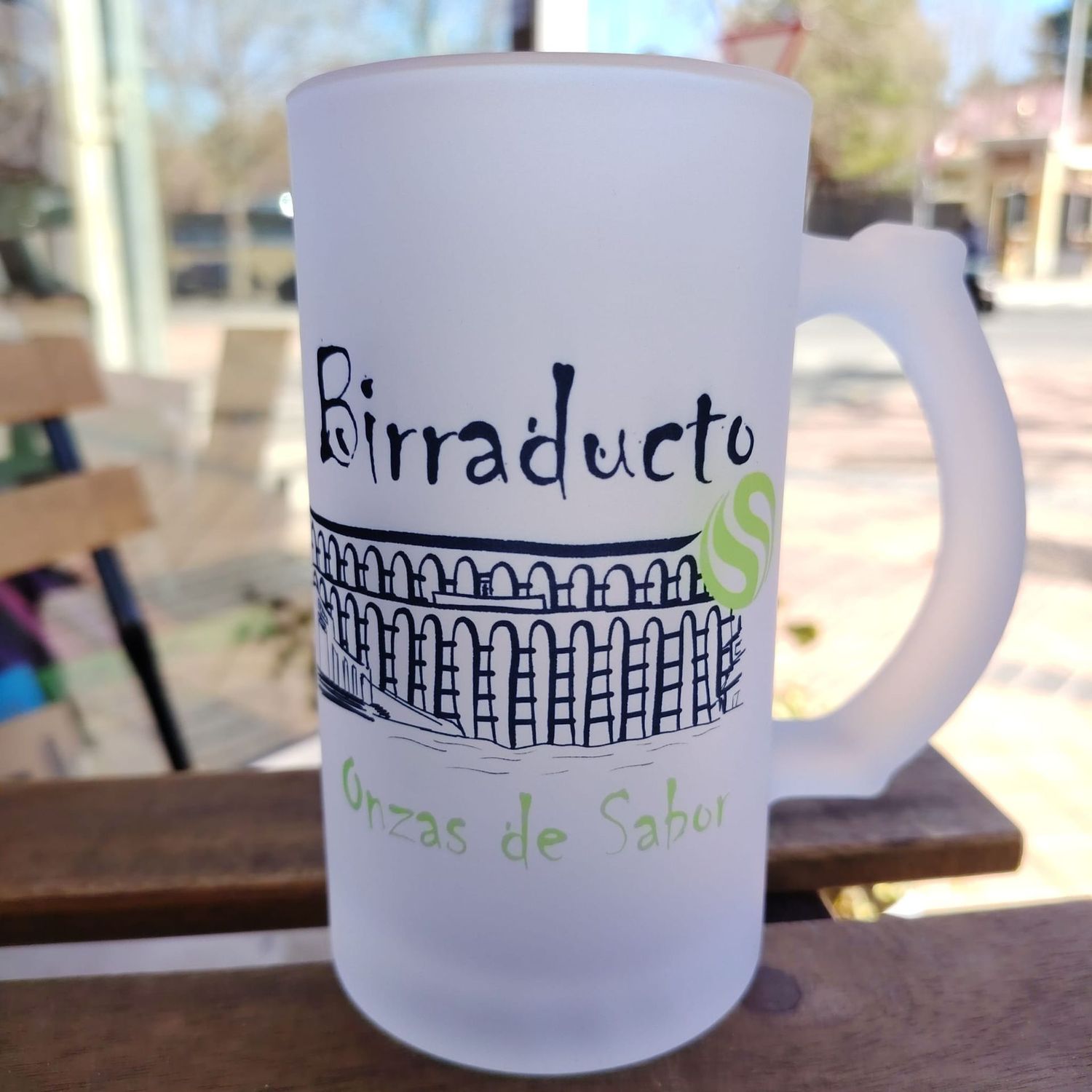 Jarra esmaltada "Birraducto"