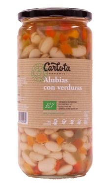 Alubias blancas con verduras