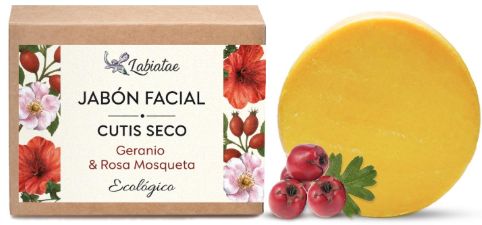 Jabón facial para piel seca