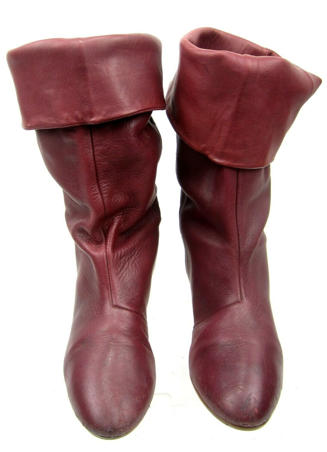 burgundy leather boots womens