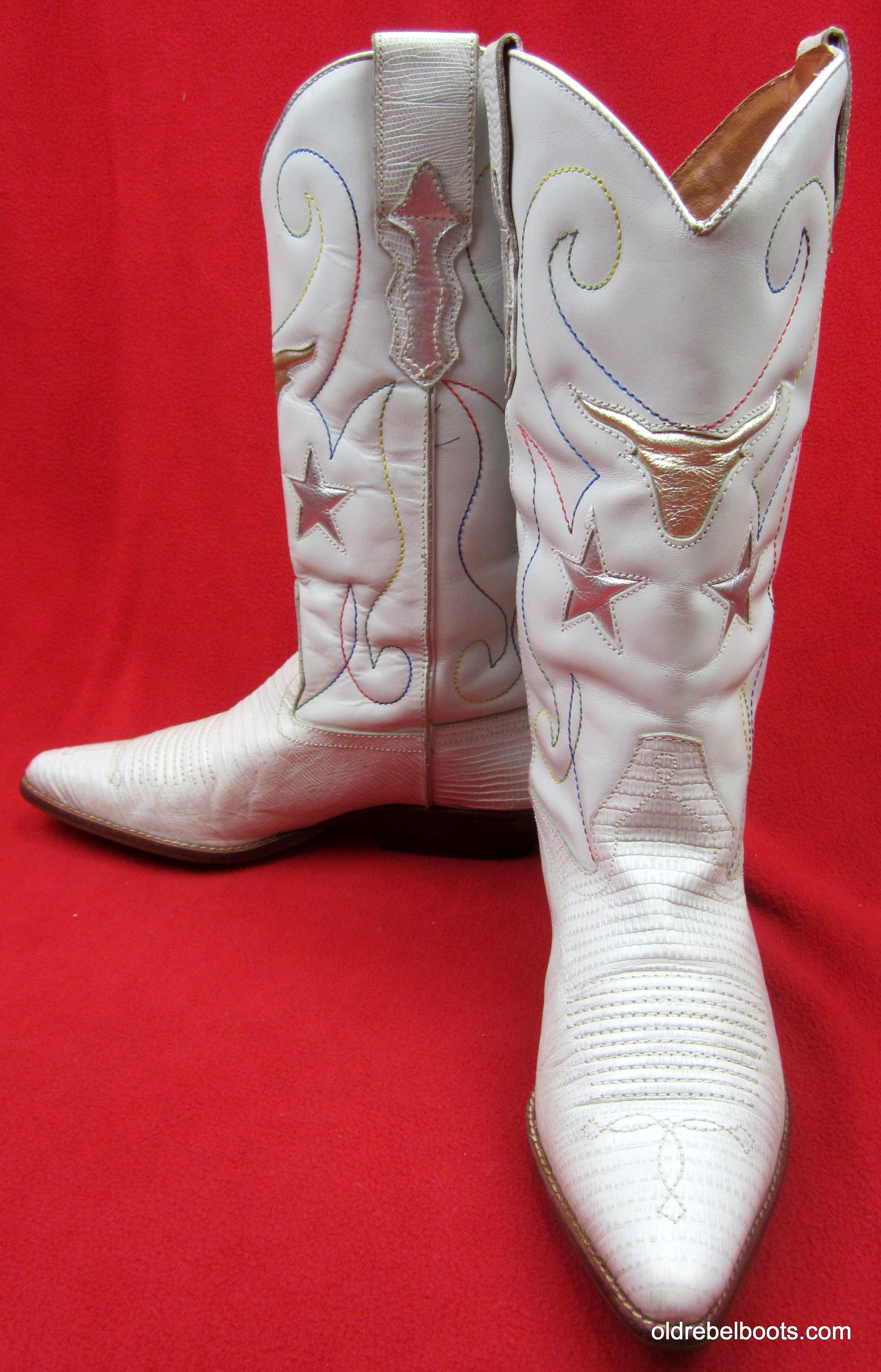nine west silver boots
