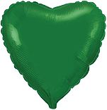 Globo con Texto Corazón Verde