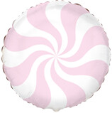 Globo con Texto Redondo Caramelo Rosa Baby 45cm