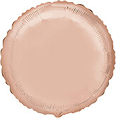 Globo con Texto Redondo Oro Rosa