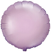 Globo con Texto Redondo Lila Satinado
