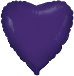 Globo con Texto Corazón Violeta