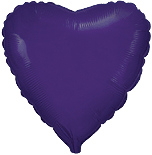 Globo personalizado  Corazón Violeta 45cm