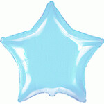 Globo con nombre o frase Estrella Azul Blue Baby 45cm