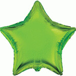 Globo con Texto Estrella Verde lima
