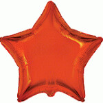 Globo con Texto Estrella Naranja 