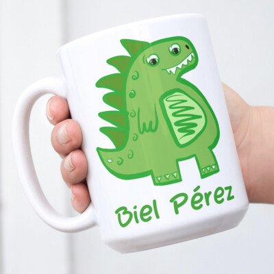 Taza personalizada  infantil (BPA Free) Mi dragón