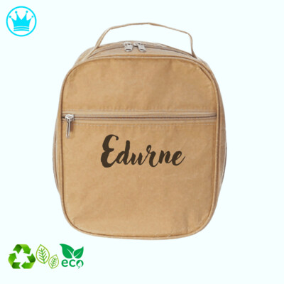 Mini mochila infantil Ecológica porta alimentos personalizada 20 x 23cm