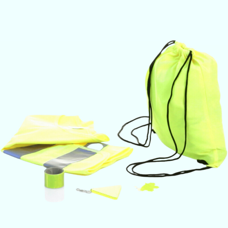 Set Chaleco reflectante infantil personalizado