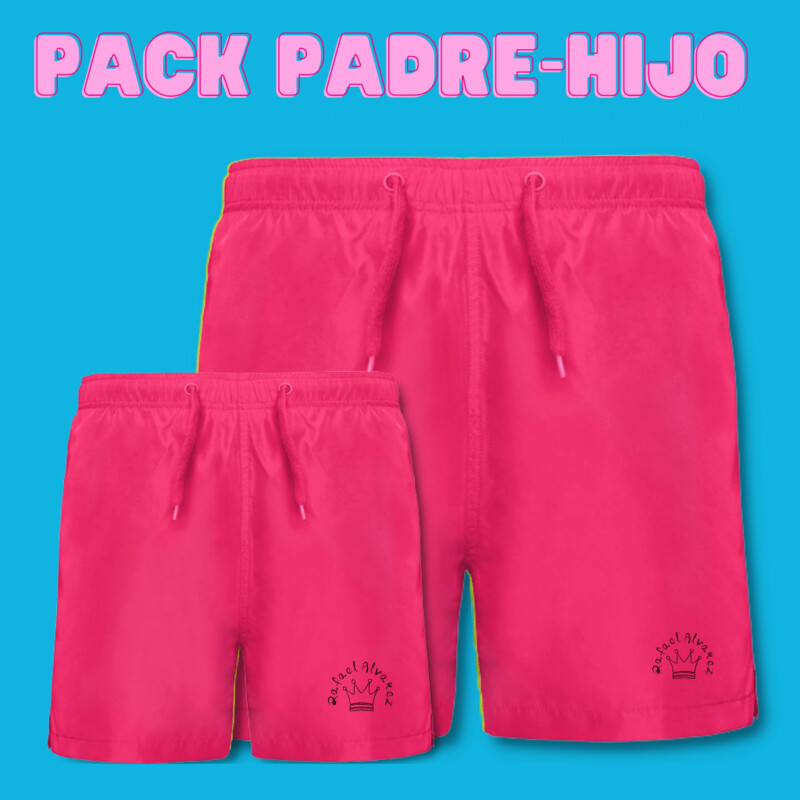 BAÑADORES PADRE E HIJO PACK iguales mod. back to