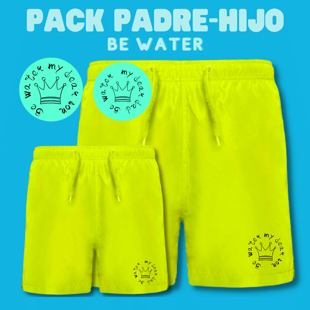 BAÑADORES PADRE E HIJO PACK iguales mod. back to