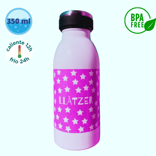 Botella Termo con nombre Estrellas