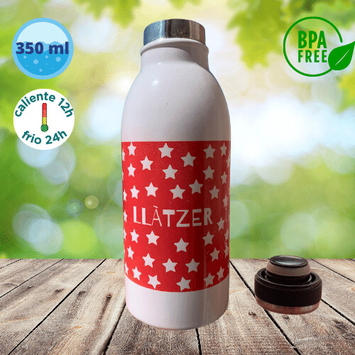 Botella Termo con nombre Estrellas