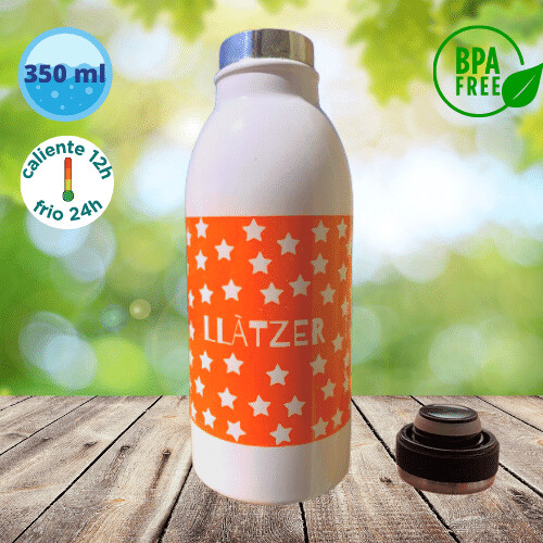 Botella Termo con nombre Estrellas