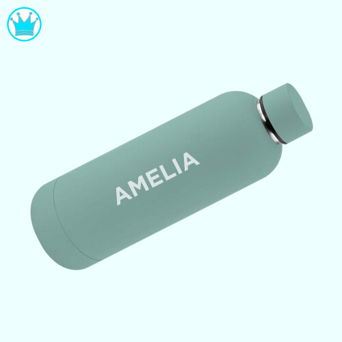 Botella térmica acero inoxidable turquesa BPA FREE 500ml
