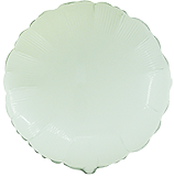 Globo con Texto redondo Blanco