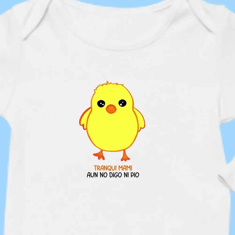 Body bebé personalizado Tranqui aún no digo ni pio