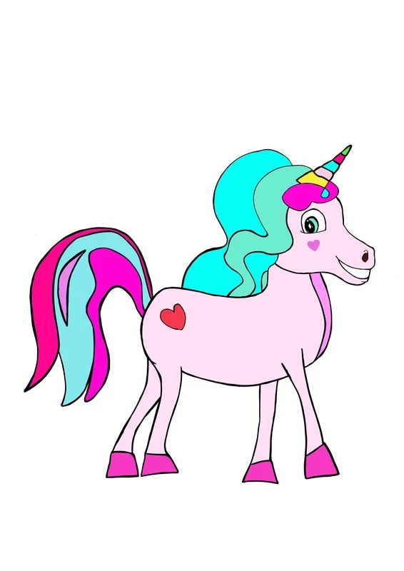 Bolsa de tela con asas personalizada Unicornio 2 Eco 35x36cm