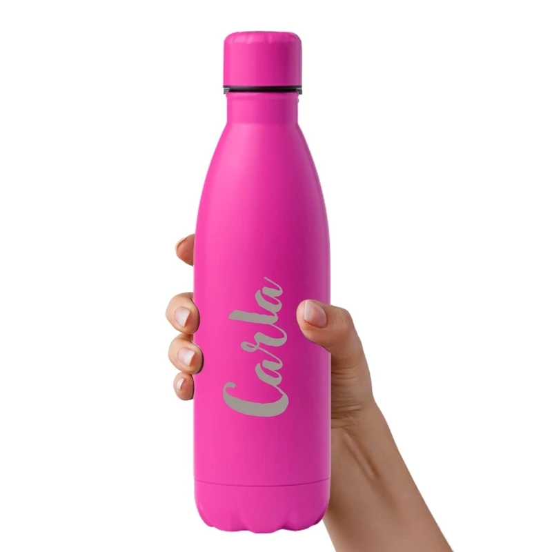 Botella Alegría personalizada con nombre Acero Inoxidable 790ml